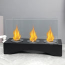 13.5"×5"×8.5" Tabletop Bio Ethanol Fireplace