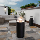 10.5" *10.5"*31.5" Big Round Freestanding Outdoor Fireplace by JHY DESIGN