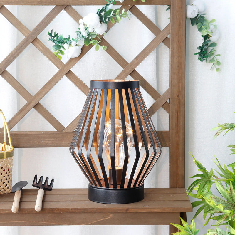 8.7”H Tall Battery powered table lamp(Diamond), photo 6 of 8