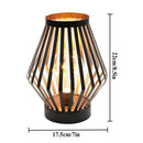 8.7”H Tall Battery powered table lamp(Diamond)