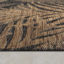 Indoor & Outdoor Rug Captera with Leaves Design