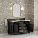 James Martin Brookfield 60" Single Bathroom Vanity, Black Onyx