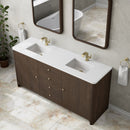 James Martin Gracyn 72" Double Bathroom Vanity, Sable