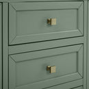 James Martin Chicago 72" Double Bathroom Vanity, Smokey Celadon