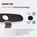 Oval black & chrome decorbites deck plate kitchen faucet escutcheon by Decorbites