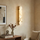 Oval Calla Alabaster Wall Sconce
