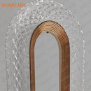 GobekUsa Crystal Bedroom Table Lamp: Romantic LED Atmosphere, Creative Design