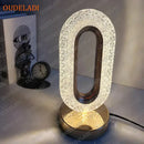 GobekUsa Crystal Bedroom Table Lamp: Romantic LED Atmosphere, Creative Design