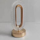 GobekUsa Crystal Bedroom Table Lamp: Romantic LED Atmosphere, Creative Design
