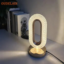 GobekUsa Crystal Bedroom Table Lamp: Romantic LED Atmosphere, Creative Design