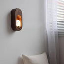 GobekUsa LED Wooden Wall Lamp for Bedroom Living Room Study Aisle Home Lighting