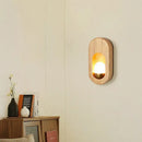 GobekUsa LED Wooden Wall Lamp for Bedroom Living Room Study Aisle Home Lighting