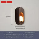 GobekUsa LED Wooden Wall Lamp for Bedroom Living Room Study Aisle Home Lighting