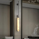 Oval Lysandra Alabaster Wall Sconce