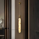Oval Lysandra Alabaster Wall Sconce
