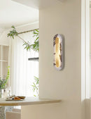 Oval Marble Marmo Wall Lamp