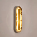 Oval Marble Marmo Wall Lamp