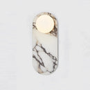 Oval Marble Modulo Glass Wall Lamp