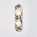 Oval Marble Modulo Glass Wall Lamp