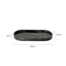 GobekUsa Calacatta Marble Vanity Tray for Perfume Candles Jewelry Luxury Home Decor