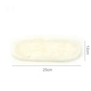GobekUsa Calacatta Marble Vanity Tray for Perfume Candles Jewelry Luxury Home Decor