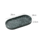 GobekUsa Calacatta Marble Vanity Tray for Perfume Candles Jewelry Luxury Home Decor