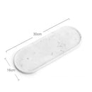 GobekUsa Calacatta Marble Vanity Tray for Perfume Candles Jewelry Luxury Home Decor