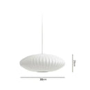GobekUsa Bubble Silk Pendant Chandelier for Dining Living Room Kitchen Island & Bedroom