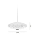 GobekUsa Bubble Silk Pendant Chandelier for Dining Living Room Kitchen Island & Bedroom