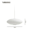 GobekUsa Bubble Silk Pendant Chandelier for Dining Living Room Kitchen Island & Bedroom