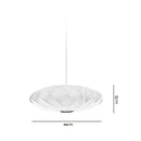 GobekUsa Bubble Silk Pendant Chandelier for Dining Living Room Kitchen Island & Bedroom