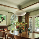GobekUsa Bubble Silk Pendant Chandelier for Dining Living Room Kitchen Island & Bedroom