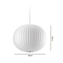 GobekUsa Bubble Silk Pendant Chandelier for Dining Living Room Kitchen Island & Bedroom