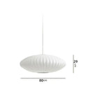 GobekUsa Bubble Silk Pendant Chandelier for Dining Living Room Kitchen Island & Bedroom
