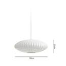 GobekUsa Bubble Silk Pendant Chandelier for Dining Living Room Kitchen Island & Bedroom