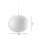 GobekUsa Bubble Silk Pendant Chandelier for Dining Living Room Kitchen Island & Bedroom