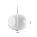 GobekUsa Bubble Silk Pendant Chandelier for Dining Living Room Kitchen Island & Bedroom
