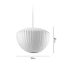 GobekUsa Bubble Silk Pendant Chandelier for Dining Living Room Kitchen Island & Bedroom