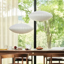GobekUsa Bubble Silk Pendant Chandelier for Dining Living Room Kitchen Island & Bedroom