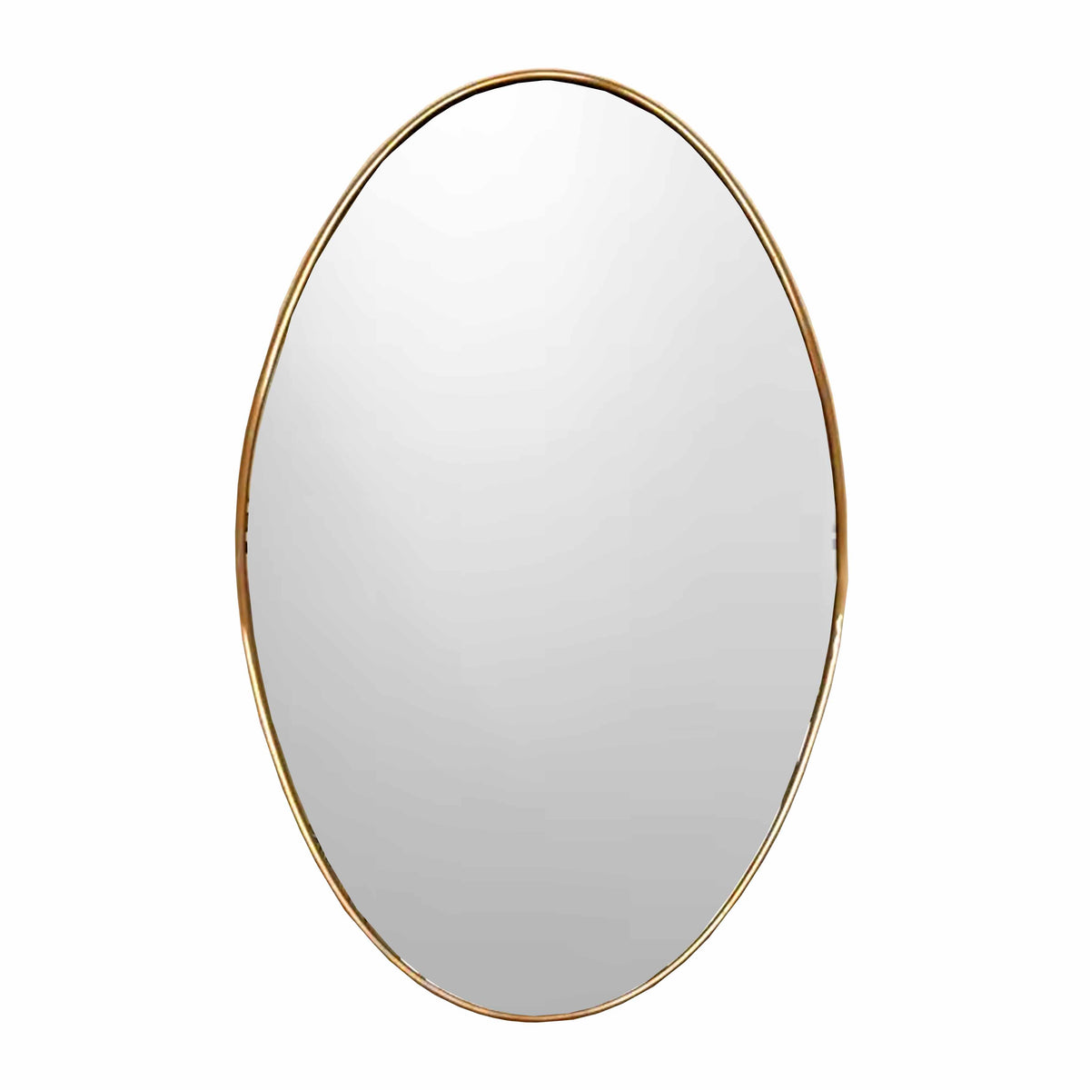 Oval Mirror - Brass Oval Wall Mirror, photo 5 of 13