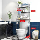 GobekUsa 3-Tier Over Toilet Metal Storage Shelf