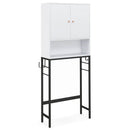 Over The Toilet Storage Cabinet with 2 Doors and Adjustable Shelf by LJGDeals