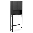 Over The Toilet Storage Cabinet with 2 Doors and Adjustable Shelf by LJGDeals