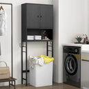 Over The Toilet Storage Cabinet with 2 Doors and Adjustable Shelf by LJGDeals