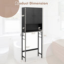 Over The Toilet Storage Cabinet with 2 Doors and Adjustable Shelf by LJGDeals