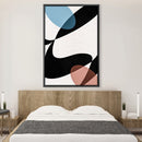 Overlapping Abstract Oval Canvas