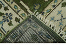 Oversize 5x10 Runner Rug Green Tree of life Hand Knotted Wool Rug