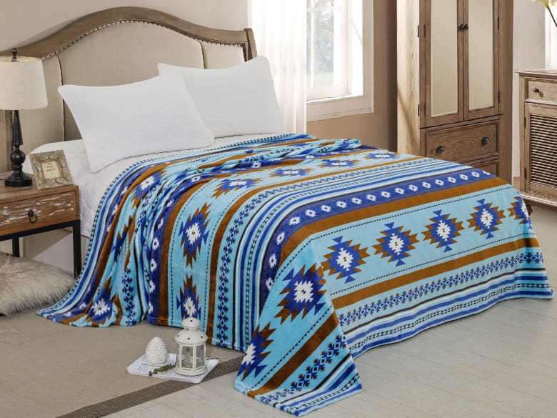 Oversized Southwest Aztec Throw Blanket