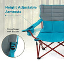 Oversized Camping Chair Folding Loveseat Camping Couch with Cup Holders & Thick Padding by LJGDeals