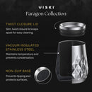 Paragon Stainless Steel Wine Tumbler in Obsidian by Viski